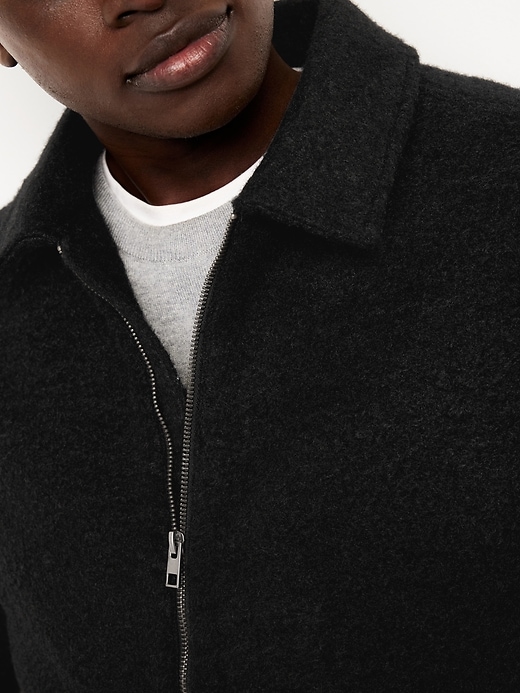 L'image numéro 4 présente Veste Harrington à glissière