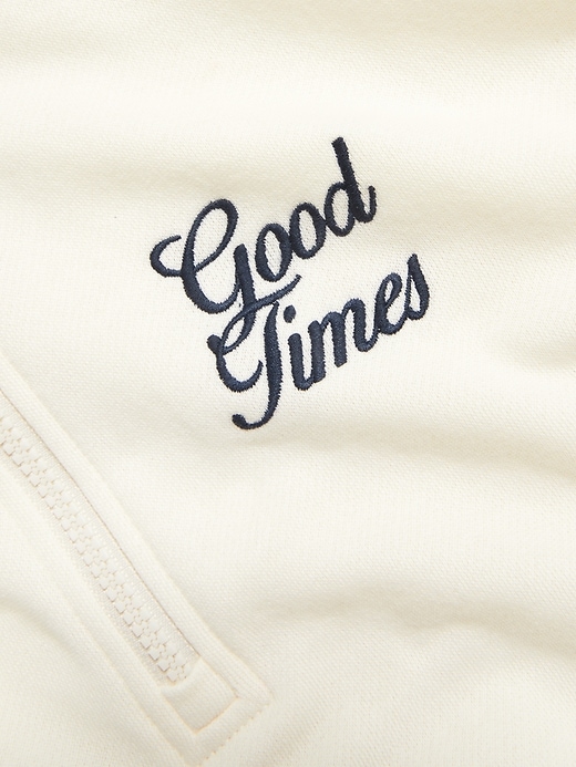 Image number 5 showing, SoComfy Oversized Half-Zip Sweatshirt