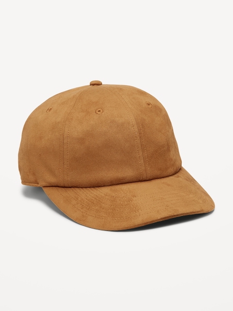 Faux-Suede Baseball Cap for Men - Multi