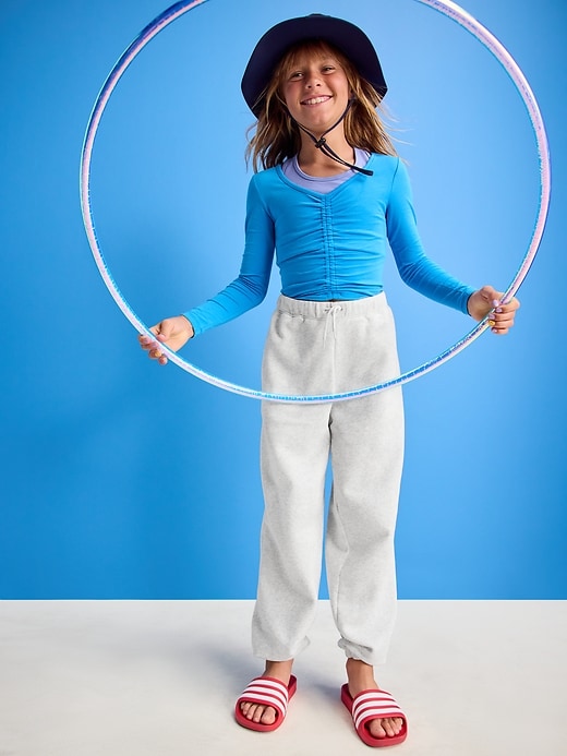 View large product image 1 of 7. Favorite Fleece High-Waisted Jogger Sweatpants for Girls