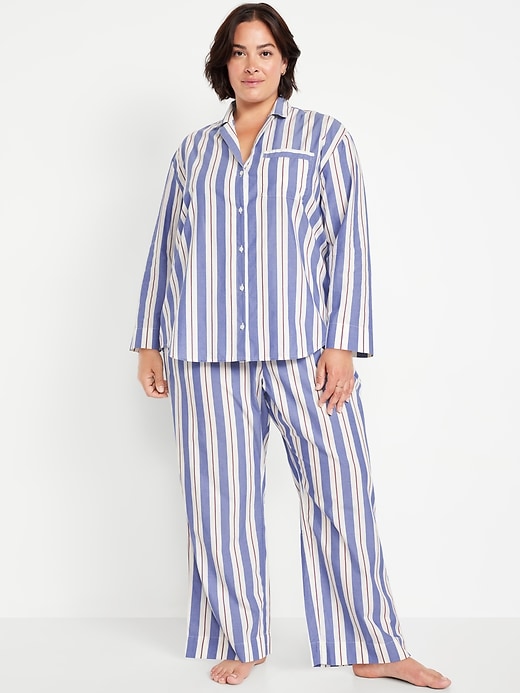 Image number 7 showing, Poplin Pajama Pant Set