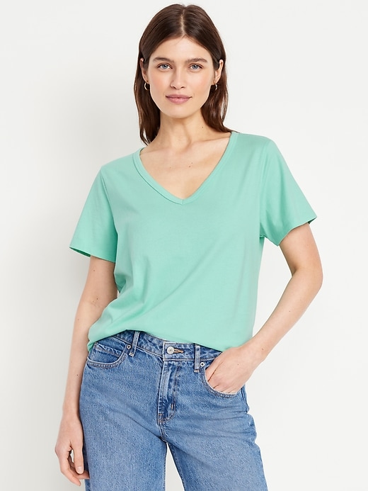 Image number 1 showing, EveryWear V-Neck T-Shirt