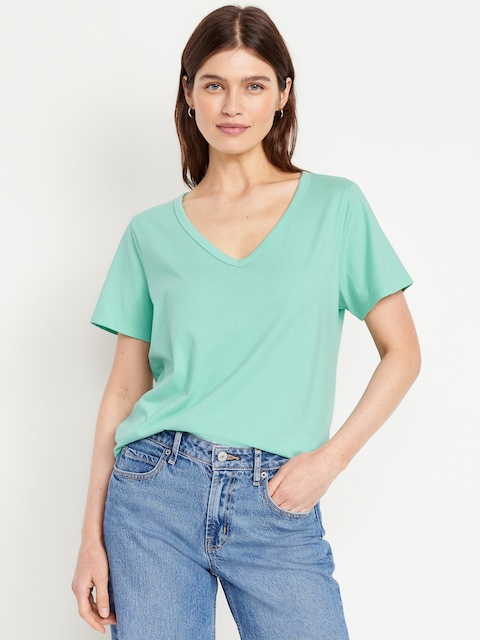 EveryWear V-Neck T-Shirt - Green