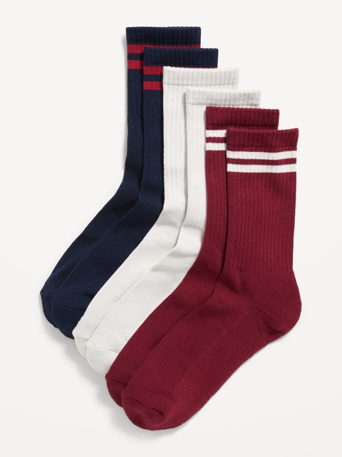 Chaussettes tubes (paquet de 3 paires) - Rouge