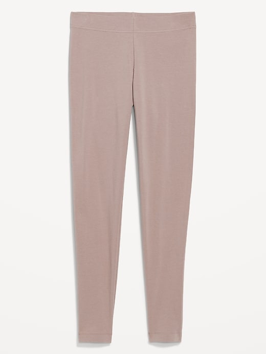 Image number 7 showing, High-Waisted Jersey Fashion Layering Leggings