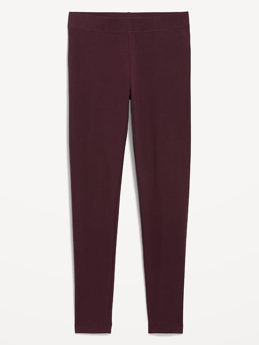 Image number 5 showing, High-Waisted Jersey Fashion Layering Leggings