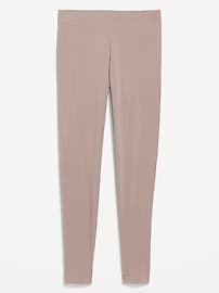 View large product image 3 of 5. High-Waisted Jersey Fashion Layering Leggings