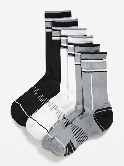 View large product image 1 of 2. 3-Pack Athletic Crew Socks for Men
