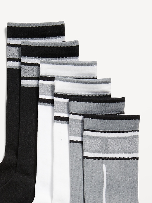 View large product image 2 of 2. 3-Pack Athletic Crew Socks for Men