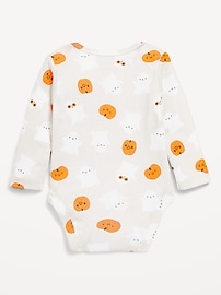 Image number 2 showing, Printed Unisex Long-Sleeve Bodysuit for Baby