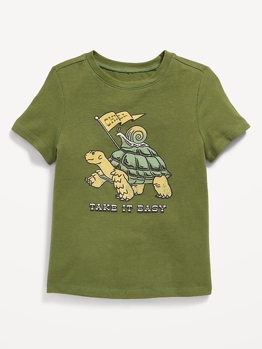 Voir une image plus grande du produit 1 de 1. T-shirt à manches courtes à imprimé unisexe pour tout-petit