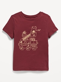 L'image numéro 1 présente T-shirt à manches courtes à imprimé unisexe pour tout-petit