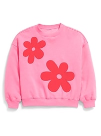 Image number 2 showing, Oversized Graphic Tunic Sweatshirt for Girls