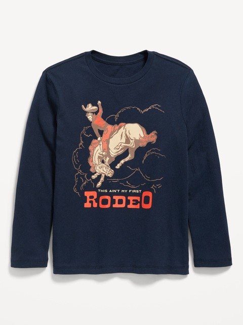 T-shirt à imprimé à manches longues pour garçon