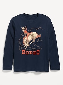 L'image numéro 1 présente T-shirt à imprimé à manches longues pour garçon