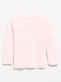 Image number 2 showing, Long-Sleeve Graphic T-Shirt for Toddler Girls