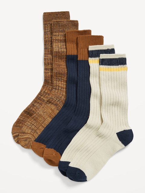 Chaussettes pour bottes jaspées pour homme (paquet de 3) - Multi