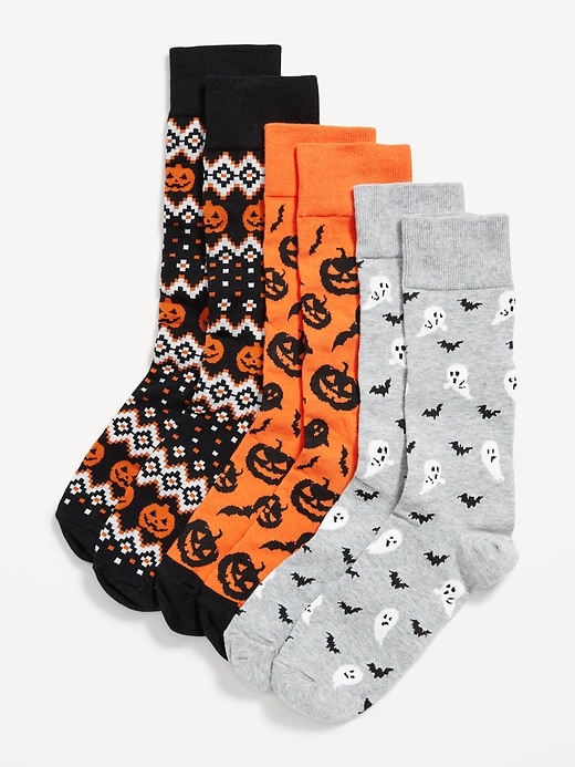 Voir une image plus grande du produit 1 de 1. Chaussettes à motif fantaisie pour homme (paquet de 3)