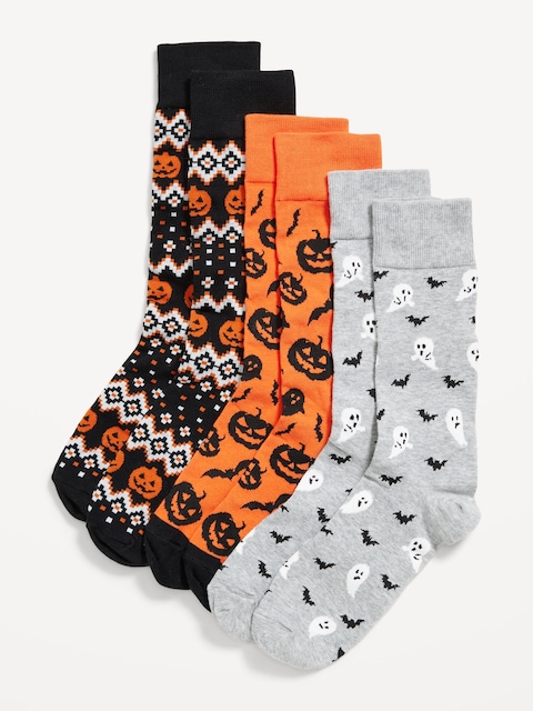 Chaussettes à motif fantaisie pour homme (paquet de 3) - Multi