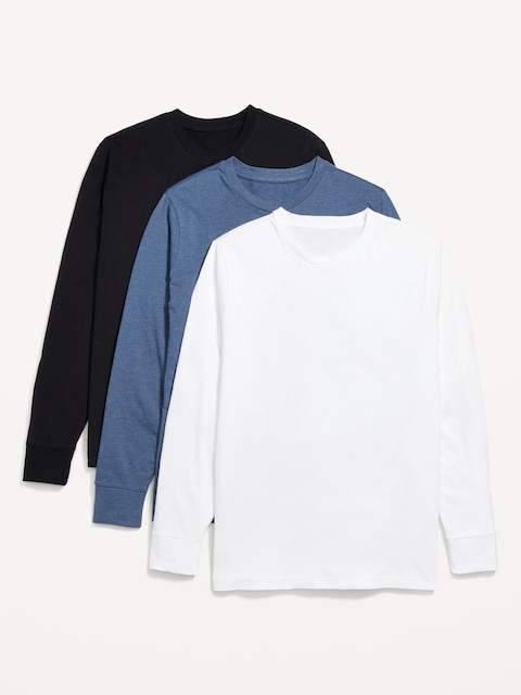 T-shirt à manches longues Première nécessité (paquet de 3)