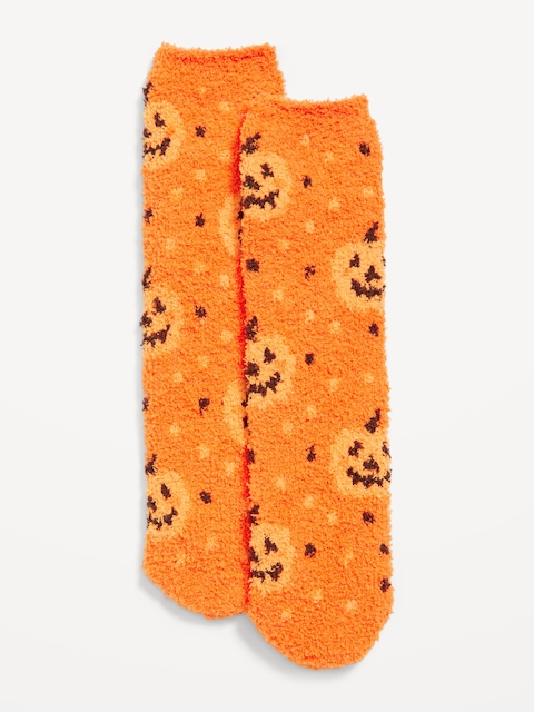 Chaussettes douillettes pour femme - Orange