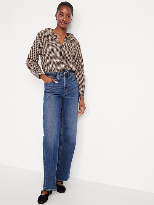 Image number 3 showing, Button-Down Ruffle Shirt