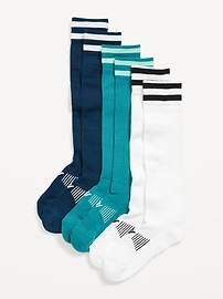 L'image numéro 1 présente Chaussettes au genou haute performance Go-Dry pour Garçon (paquet de 3)
