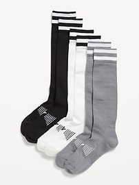L'image numéro 1 présente Chaussettes au genou haute performance Go-Dry pour Garçon (paquet de 3)
