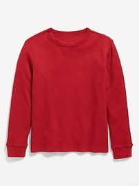 Image number 1 showing, Long-Sleeve Waffle-Knit T-Shirt for Boys
