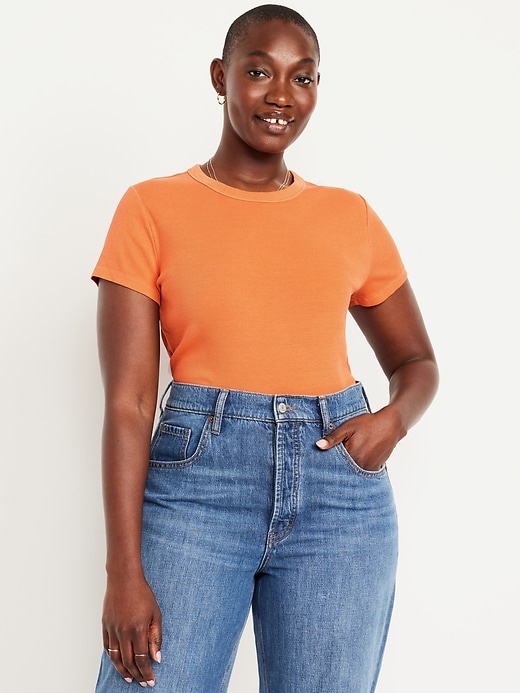 Image number 3 showing, Snug Crop T-Shirt