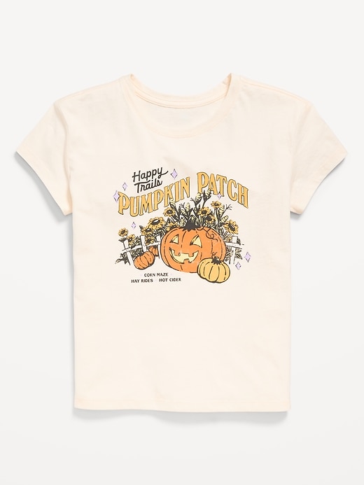 Voir une image plus grande du produit 1 de 2. T-shirt à manches courtes à imprimé pour fille