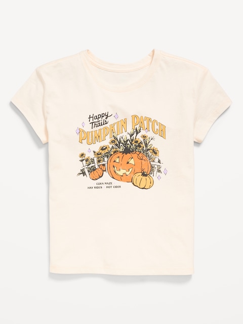 T-shirt à manches courtes à imprimé pour fille