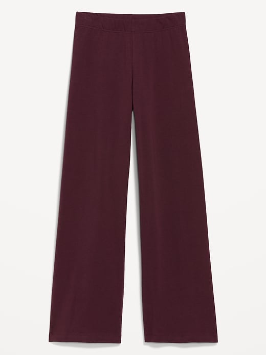 Image number 8 showing, High-Waisted Fashion Wide-Leg Leggings