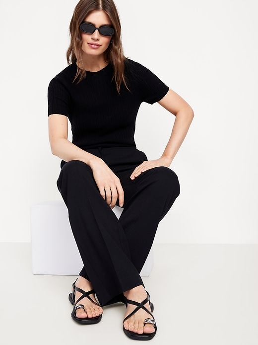 Image number 6 showing, Faux Leather Strappy Toe Ring Sandals