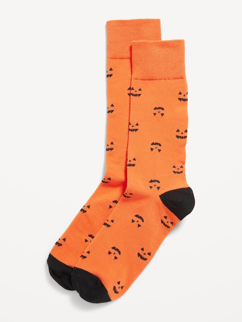 Chaussettes à imprimé de fantaisie pour Homme - Orange