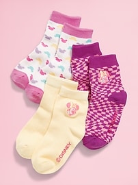 Image number 1 showing, Old Navy x Disney© Crew Socks 3-Pack for Toddler & Baby