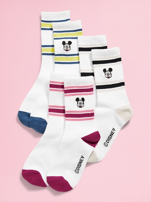 View large product image 1 of 2. Old Navy x Disney© Gender-Neutral Crew Socks 3-Pack for Kids