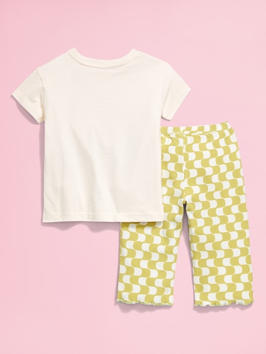 View large product image 2 of 5. Old Navy x Disney© Minnie Mouse Tunic and Flare-Leg Pants Set for Toddler Girls