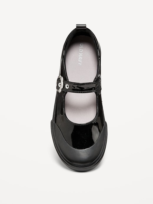 View large product image 2 of 4. Shiny Faux-Leather Mary-Jane Sneaker for Girls