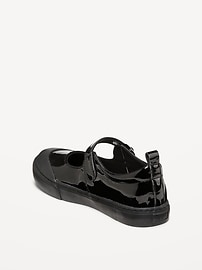 View large product image 4 of 4. Shiny Faux-Leather Mary-Jane Sneaker for Girls