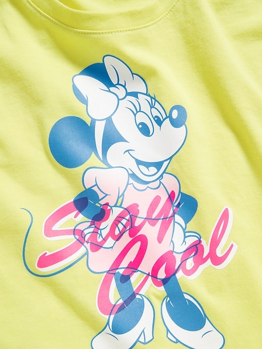 Image number 6 showing, Old Navy x Disney© Cropped Graphic Raw-Edge T-Shirt for Girls