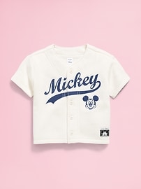 View large product image 3 of 5. Old Navy x Disney© Mickey Mouse Baseball Shirt for Baby
