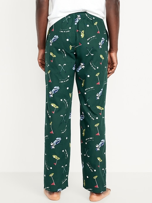 Image number 2 showing, Printed Poplin Pajama Pants
