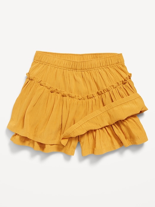 View large product image 2 of 3. High-Waisted Crinkle Skort for Toddler Girls