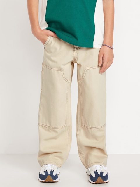 Baggy Carpenter Jeans for Boys - Blue