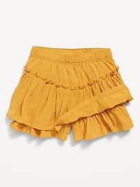 Image number 2 showing, High-Waisted Crinkle Skort for Toddler Girls