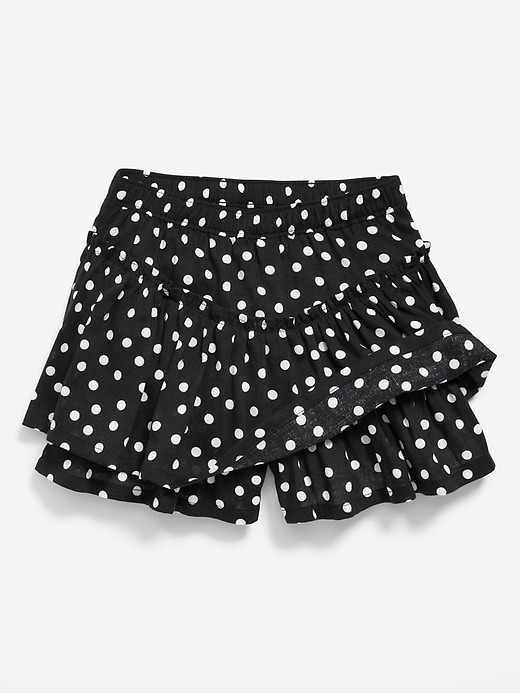 View large product image 2 of 3. Printed High-Waisted Skort for Toddler Girls