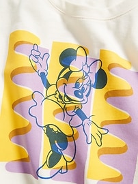 View large product image 6 of 7. Old Navy x Disney© Cropped Graphic Raw-Edge T-Shirt for Girls