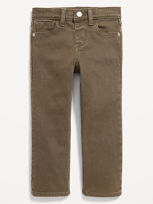 Image number 1 showing, Straight-Leg Built-In Flex Jeans for Toddler Boys