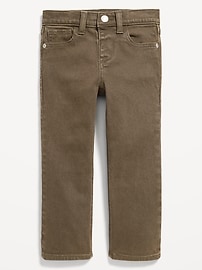 Image number 1 showing, Straight-Leg Built-In Flex Jeans for Toddler Boys